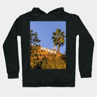 Hollywood sign landscape Hoodie